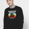 Monster Trucks Are My Jam Vintage Logo Sweatshirt