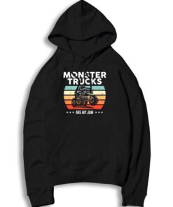 Monster Trucks Are My Jam Vintage Logo Hoodie