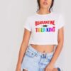 Netflix Quarantine And Tiger King Quote Crop Top Shirt