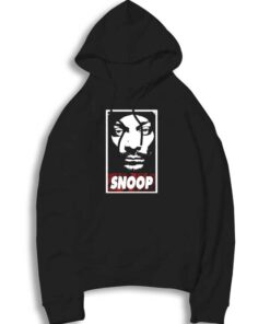 Obey Snoop Dogg Face Art Logo Hoodie