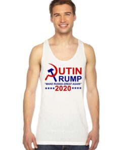 Putin Trump 2020 Make Russia Great Again Tank Top