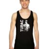 Tupac Shakur Thug Life Holding Pistol Tank Top