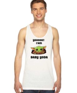 Yoooh Hello I Am Baby Yoda Quote Tank Top