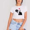 You're Dead To Me Brokenheart Skeleton Crop Top Shirt