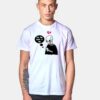 You're Dead To Me Broken Heart Skeleton T Shirt