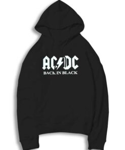 ACDC Band Back In Black Logo Hoodie