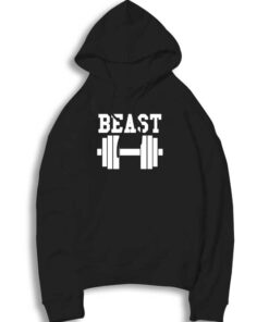 Beast Gym Dumbell Cute Couple Hoodie