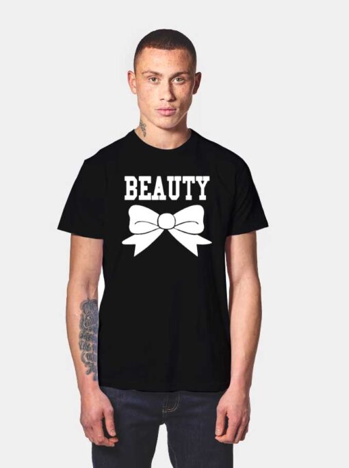 Beauty Hair Ribbon Cute Couple T Shirt