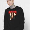 Death Row Records Old School Rapper Sweatshirt