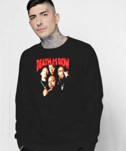 Death Row Records Old School Rapper Sweatshirt