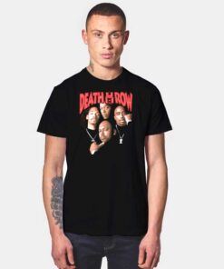 Death Row Records Old School Rapper T Shirt