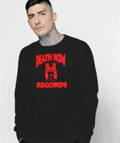 Death Row Records Red Electric Chair Sweatshirt