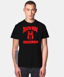 Death Row Records Red Electric Chair T Shirt