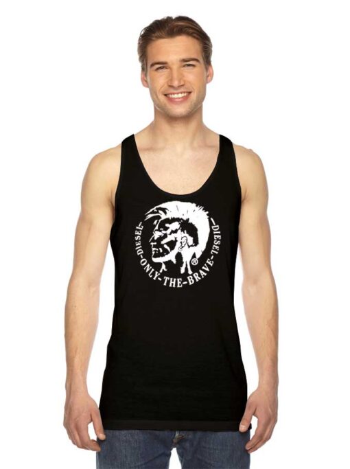 Diesel Only The Brave Diesel Mohawk Logo Tank Top