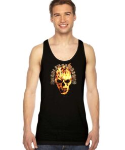 Harley Davidson 1903 Blazing Skull Logo Tank Top