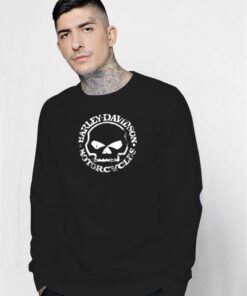 Harley Davidson Motorcycles Skull Logo Sweatshirt