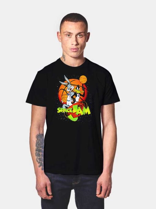 Looney Tunes Space Jam Basketball T Shirt