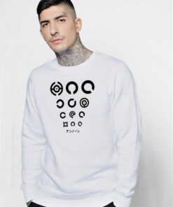 Monster Pokemon Unown Circles Logo Sweatshirt