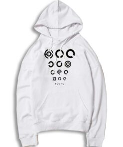 Monster Pokemon Unown Circles Logo Hoodie