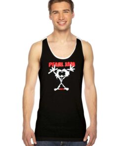 Pearl Jam Stickman Alive Logo Tank Top