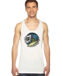 The Temple Of Surf Skeleton Surfing Tank Top