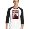 Warning Protected By 2nd Amendment Security Raglan Tee