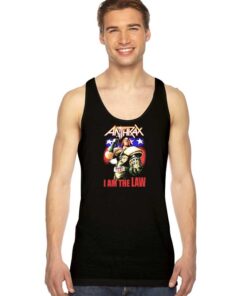 Anthrax I Am The Law Band America Tank Top