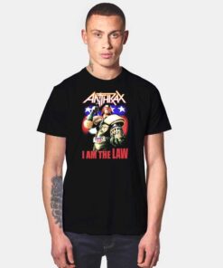 Anthrax I Am The Law Band America T Shirt