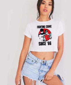 Batman Classic Fighting Crime Since 66 Crop Top Shirt