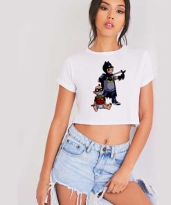 Batman Robin Funny Baby Crop Top Shirt