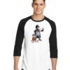 Batman Robin Funny Baby Raglan Tee