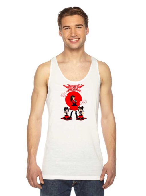 Chibi Anime Babymetal Band Tank Top