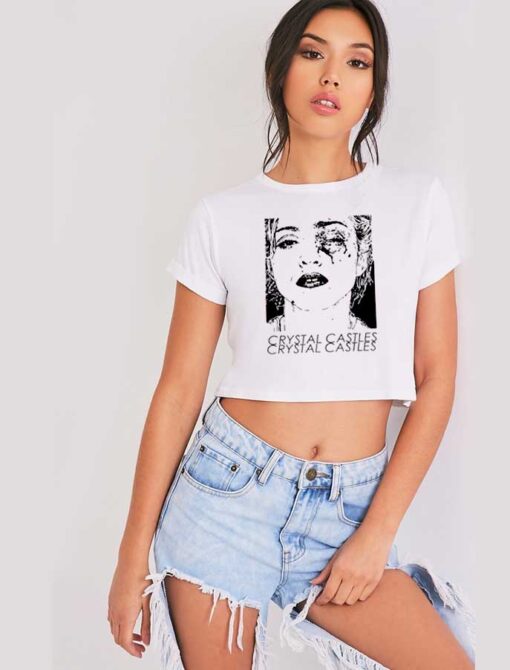 Crystal Castle Crystal Castle Crop Top Shirt