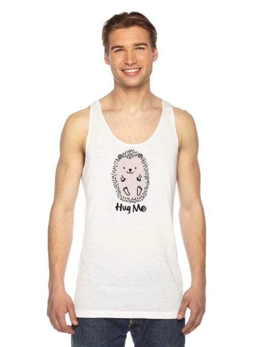 Cute Hedgehog Hug Me Tank Top