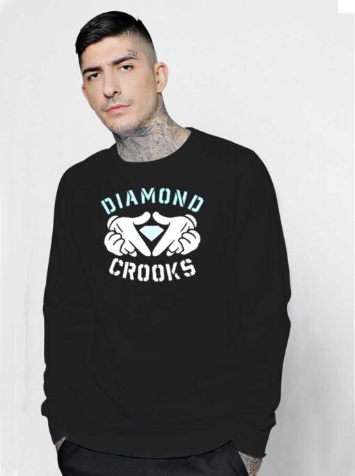 Diamond Crooks Mickey Mouse Sweatshirt