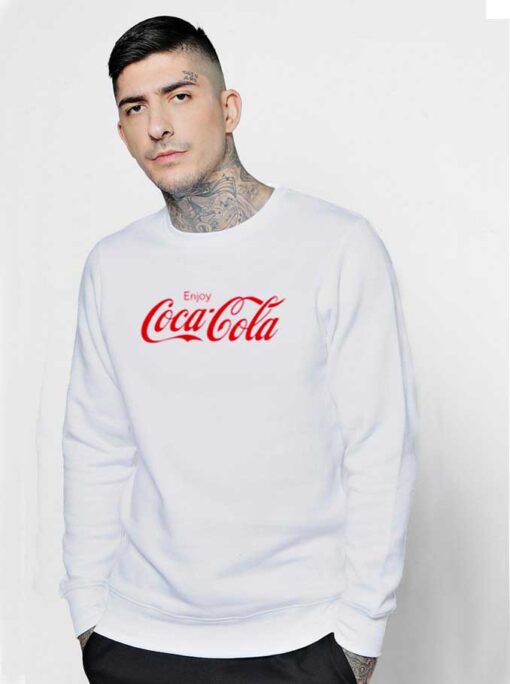 Enjoy Coca-Cola Soda Soft Drink Sweatshirt