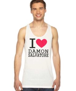 I Love Damon Salvatore Quote Tank Top