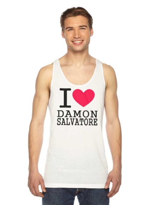 I Love Damon Salvatore Quote Tank Top