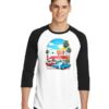 In N Out Burger Store Raglan Tee