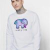 Ivory Ella Elephant Art Sweatshirt