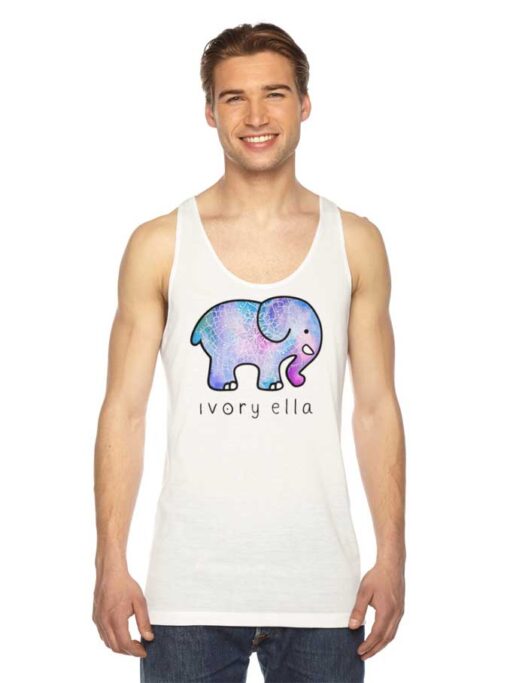 Ivory Ella Elephant Art Tank Top