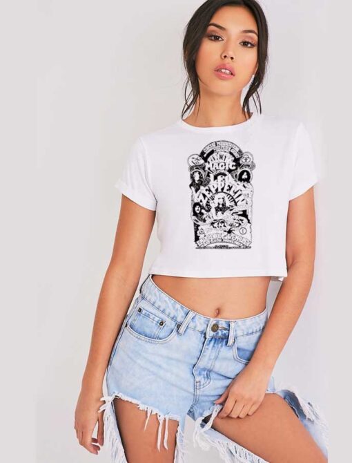 Led Zeppelin Electric Magic Circus Crop Top Shirt