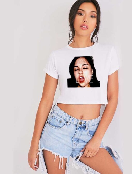 Love Sasha Grey Photo Crop Top Shirt