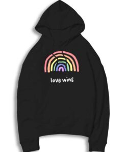 Love Wins Rainbow Pride Hoodie