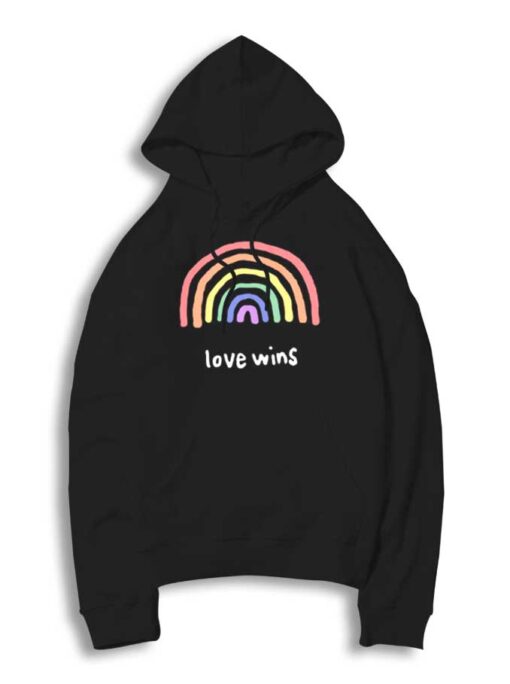 Love Wins Rainbow Pride Hoodie