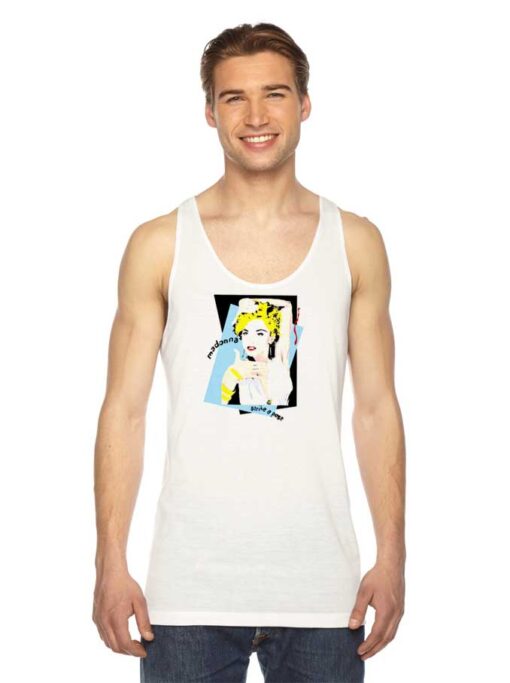 Madonna Licensed Strike A Pose Retro Tank Top