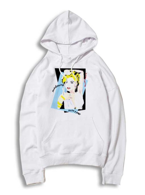 Madonna Licensed Strike A Pose Retro Hoodie