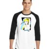 Madonna Licensed Strike A Pose Retro Raglan Tee