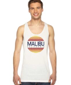 Malibu California Beach Vintage Tank Top