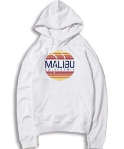 Malibu California Beach Vintage Hoodie